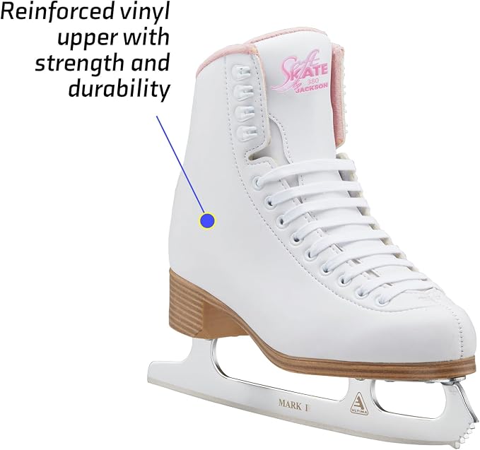 Jackson Ultima SoftSkate 380 Womens Ice Skates for Women/Kids | Comfortable Figure Skates for Ice Skating & Recreational Figure Skating, Ice Skates for Kids/Toddler Ice Skates-Medium Width