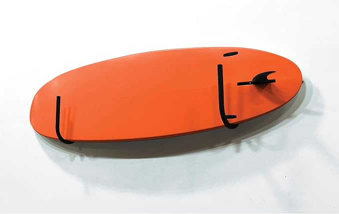 Extreme Max 3005.3477 SUP/Surfboard Wall Cradle Set - The Original High-Strength One-Piece Design - 200 lb. Capacity
