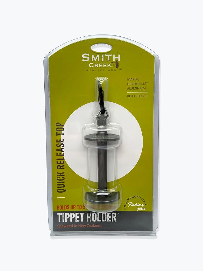Smith Creek Tippet Holder & Spent Line Wrangler Value Bundle (Metallic Gray)