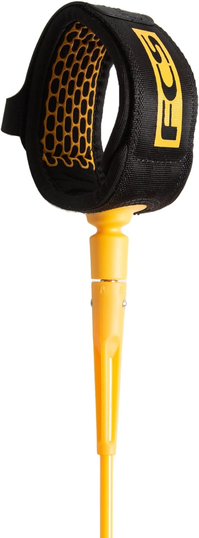 FCS All Round Essential Leash | Lightweight & Durable Surf Leash for 2-8ft Waves, in-Cuff Silicone Grip, Easy-Release Tab
