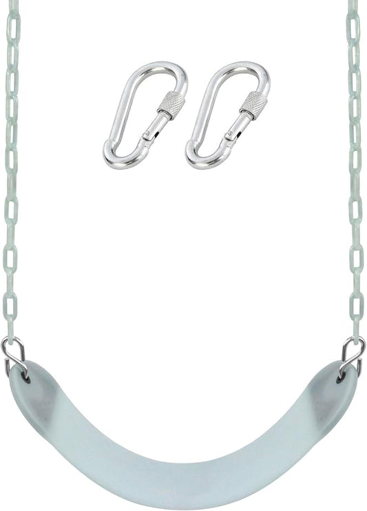 Heavy Duty 66 Inches Chain Plastic Coated Swing Seat Replacement Swing Set Accessories Outdoor Glow in The Dark
