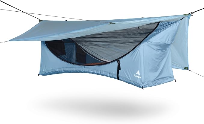 Haven Tents Lay Flat Hammock Tent - Waterproof Camping Hammock with Mosquito Net, Insulated Pad and Rainfly - Haven Tent, Haven XL, Haven Safari