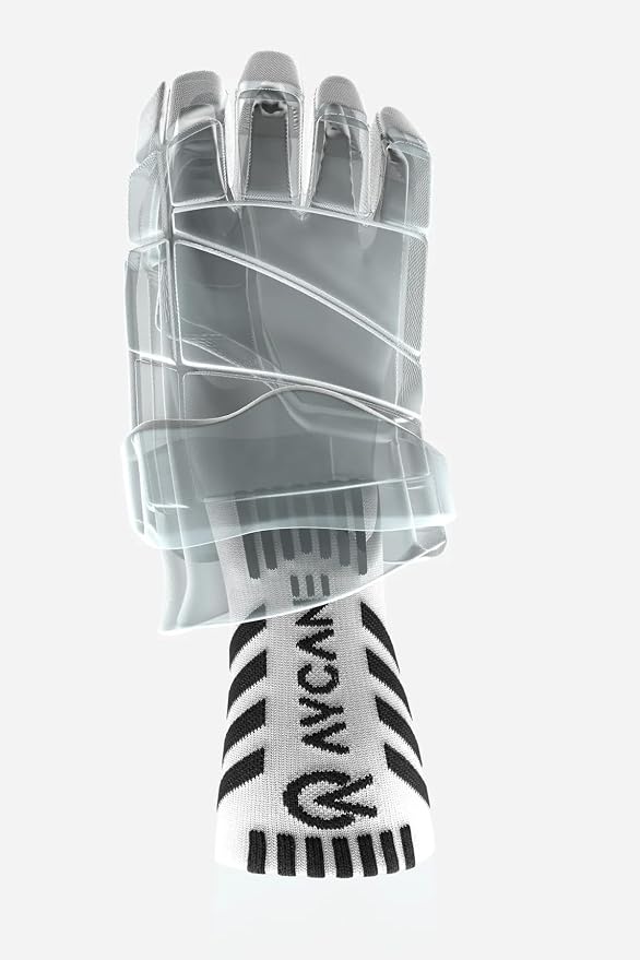 Blade X White Wrist Guards, Lightweight, Quick-Drying, Breathable Fabric, Flexible Fit, Level 3 Cut-Resistant Protection, Durable and Comfortable Wrist Protection for Hockey Players