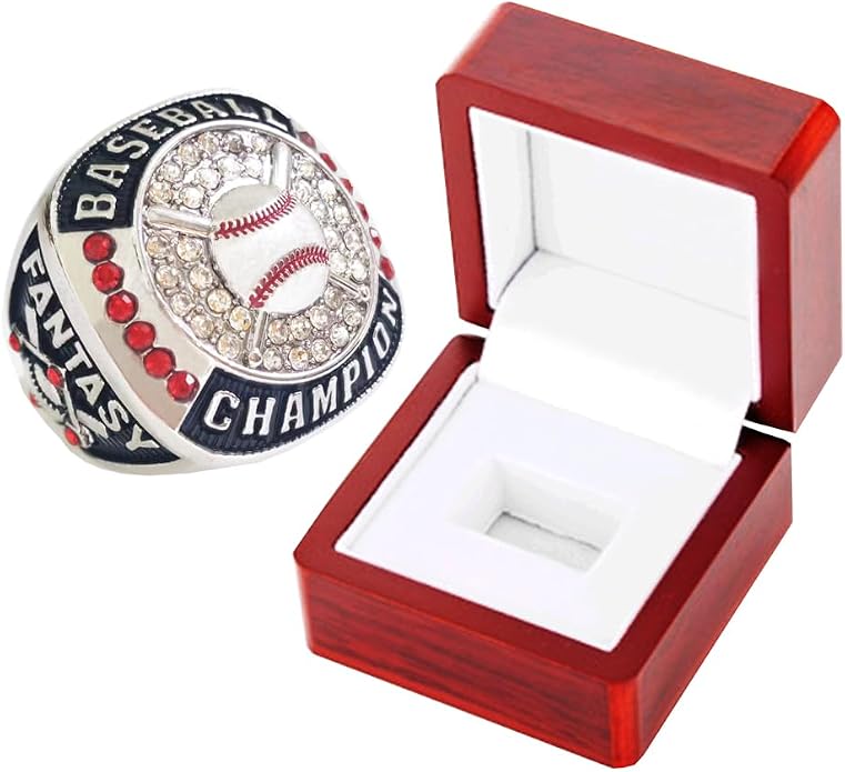Fantasy Baseball Championship Rings League Winner Throphy Prize Champion Ring