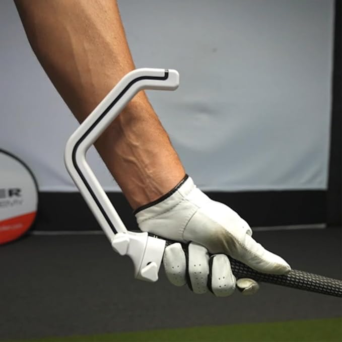 Tour Striker Educator Golf Swing Wrist Trainer – Improve Grip & Power – Training Aid for Men & Women – Perfect for Left & Right-Handed Golfers – Durable Practice Equipment & Alignment Tool
