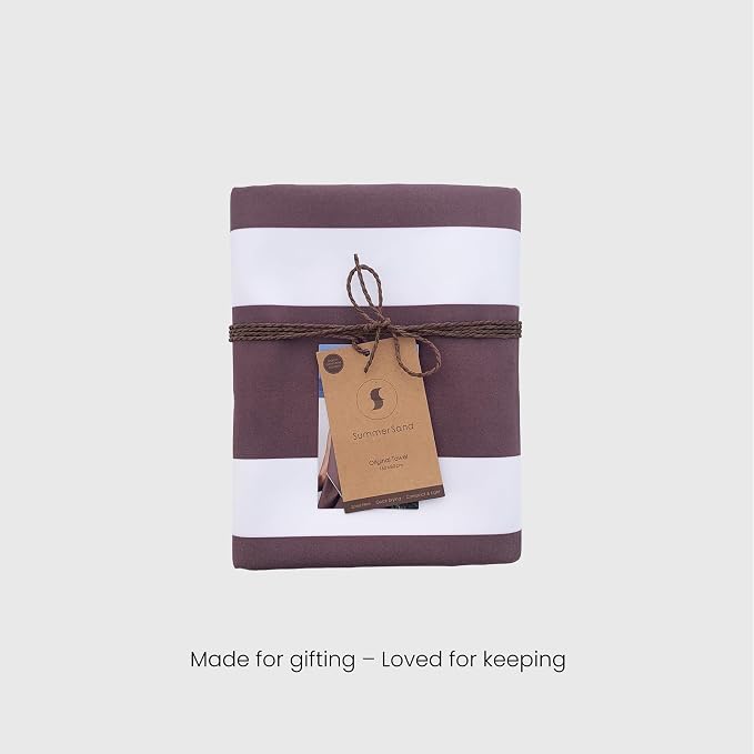 SummerSand Microfiber Beach Towel - Quick Dry, Sand Free - Compact and Lightweight for Travel - Recycled Materials - Travel Bag Included - Large Microfiber Towel (63x31.5in – Grape Purple)