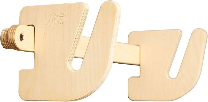 Grassracks Bamboo or Birch Wood Skateboard and Snowboard Storage Rack for Decks Only (No Trucks or Bindings) - The Lana`I Series (Between 1-5 Decks)