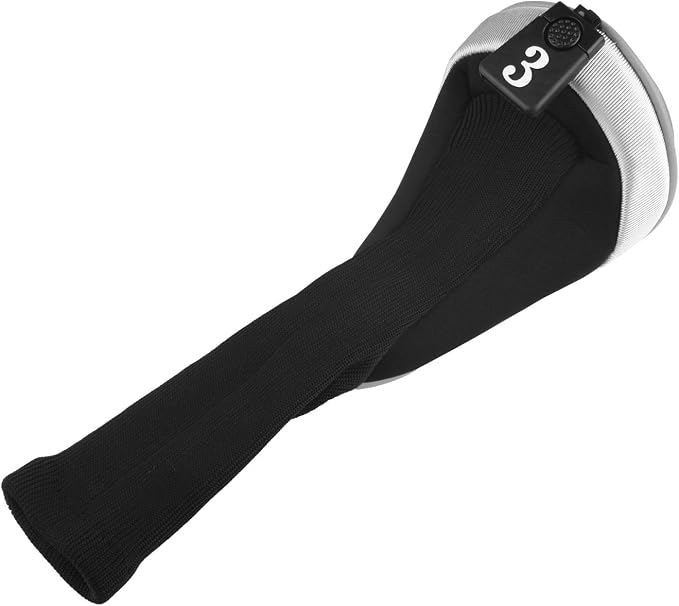 Andux 6pcs/Set Golf Club Head Covers Woods Hybrid Long Neck | 3 Hybrid Club Head Covers + 3 Woods Club Head Covers