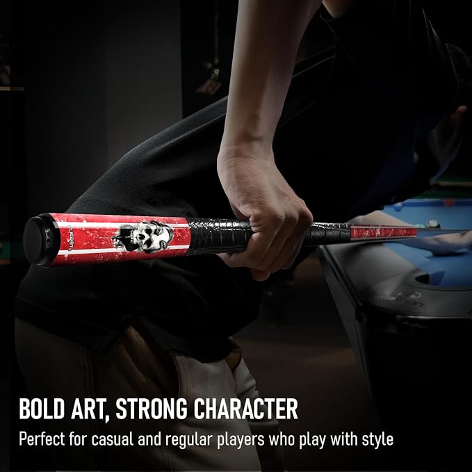 Series, Glass Fiber Pool Cue Stick, Uni-QR, 3/8-10, 5/16-18 Joint, Synthetic Leather Grip, 29" Glassfiber Shaft, 7-Layer Microfiber Tip
