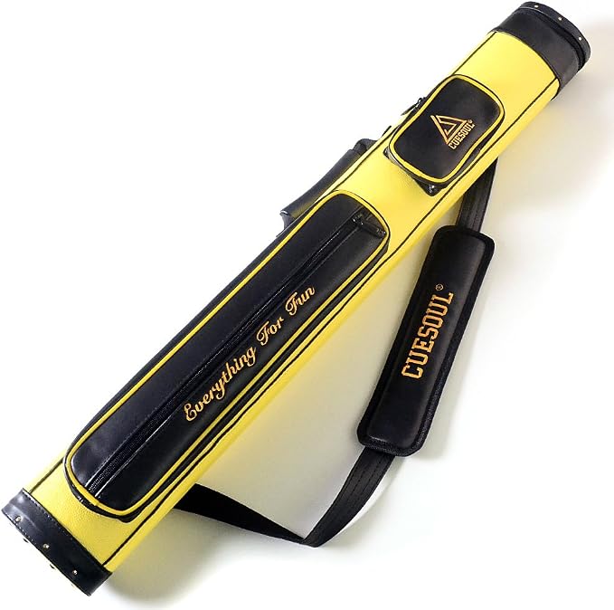 CUESOUL Soocoo Series 2x4/2x2 Hard Pool Cue Case -Holds 2 Cue Butt and 4 Cue Shafts,Four Color Available