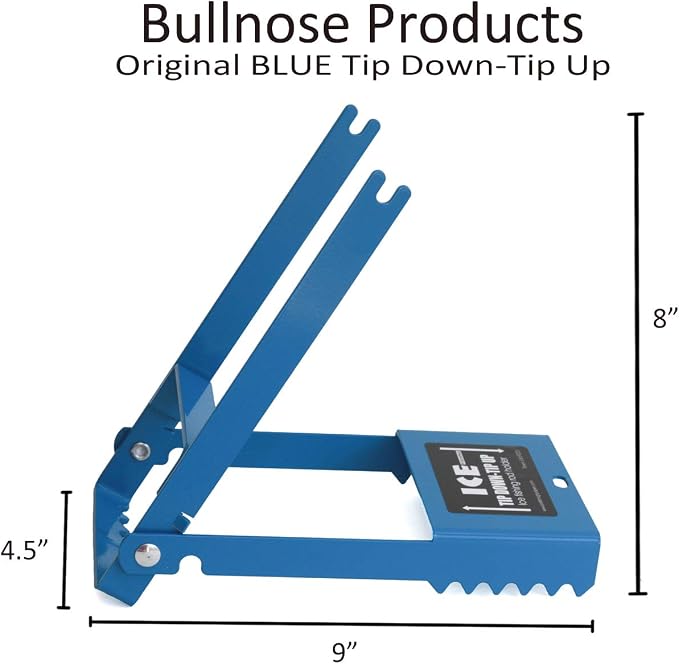 Original Blue Ice Fishing Tip Down-Tip Up- Sensitive to The Slightest Fish Bites- Fits Most Spinning Reels and Some Smaller Straight-Line Reels.