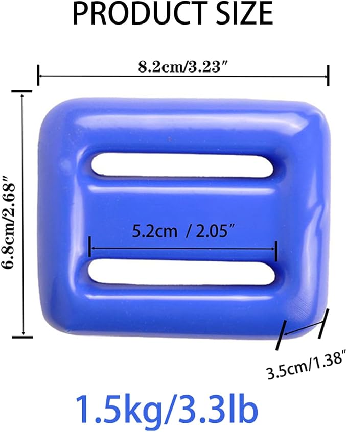 Dive Weights for Scuba Diving Weight Belt(1lb-4.4lb / 0.5kg-2kg),Vinyl Scuba Weights, Coated Dive Weights,Coated Lead Diving Weights, Dive Belt Weights for Freediving, Spearfishing