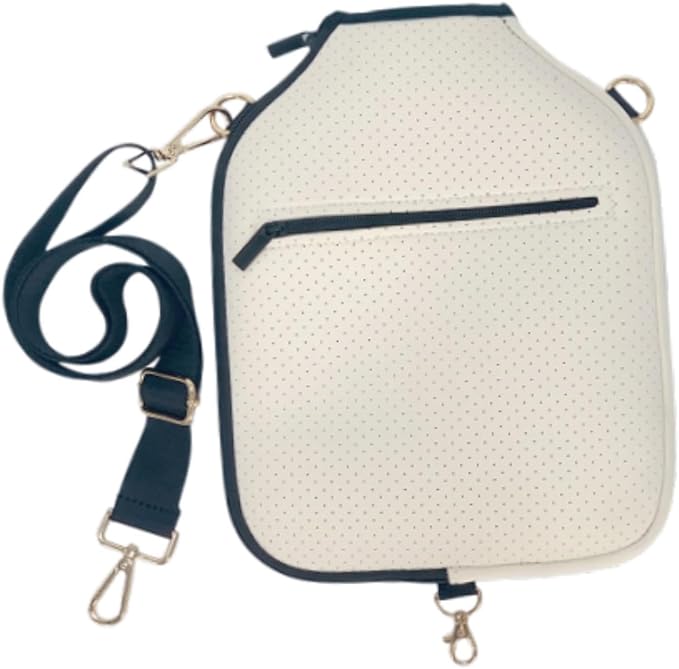 harayaa Pickleball Racket Cover Neoprene Protective Paddle Storage Carrier Pouch with Zipper And Detachable Adjustable Shoulder Strap Suitable for Facility Tr