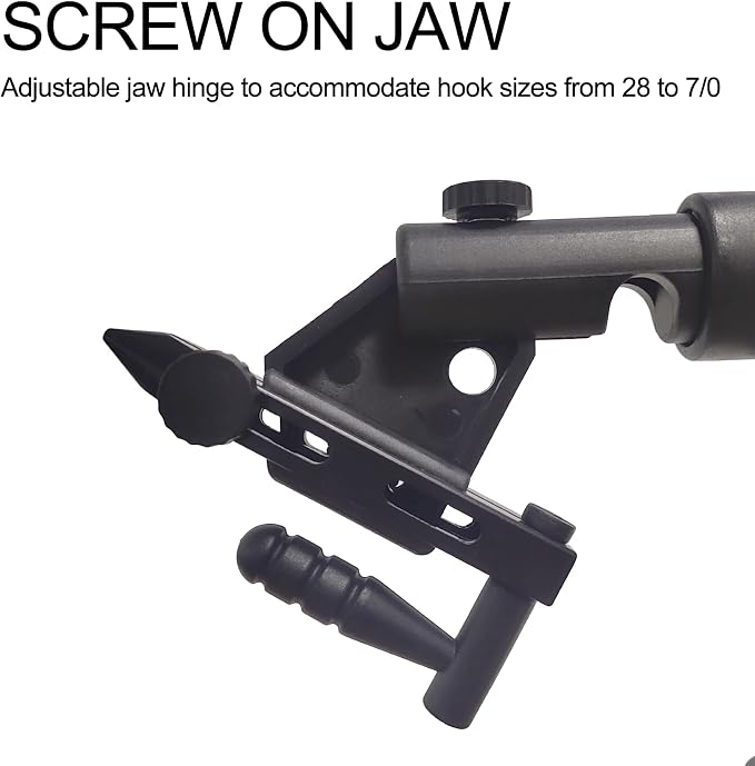 EUPHENG True Rotary Fly Tying Vise and Fly Tying Pedestal Base for Clamp Base for Travel Professionals Beginners