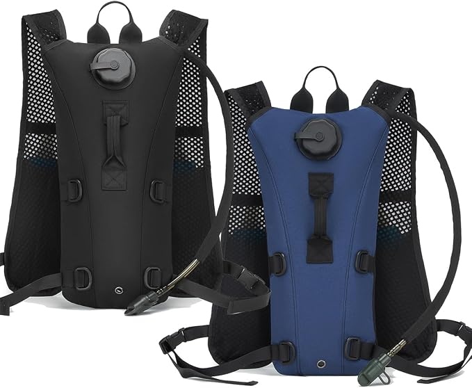 Running Hydration Vest Pack Tactical 3L Water Bladder Backpack Bag for Cycling Marathon Hiking Daypack Men & Women