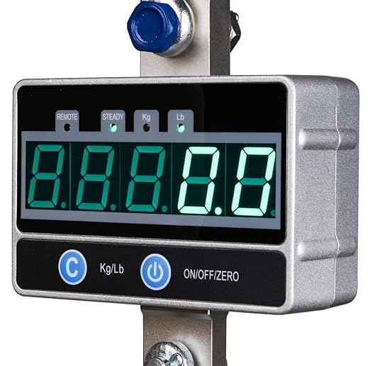 Digital Hanging Scale, 2000KG / 4400LBS Crane Scale, Mefape Heavy Duty Industrial Scale, Remote Included, LED Display