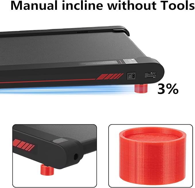 Treadmill Elevation Pads 3° Incline Feet Compatible with Sperax Walking Pad – Treadmill Elevation Feet for a More Natural Walking Experience,Boost Calorie Burn subtly Increases Workout Intensity