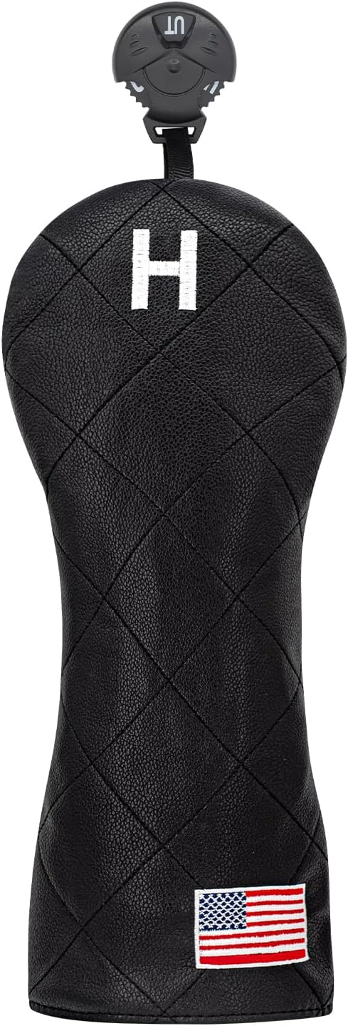 Golf Club Covers for Driver, Fairway, Hybrids - 3 Options - Golf Driver Headcover/Golf Fairway Wood Head Cover/Hybrid Headcover for Men/Women Golfer