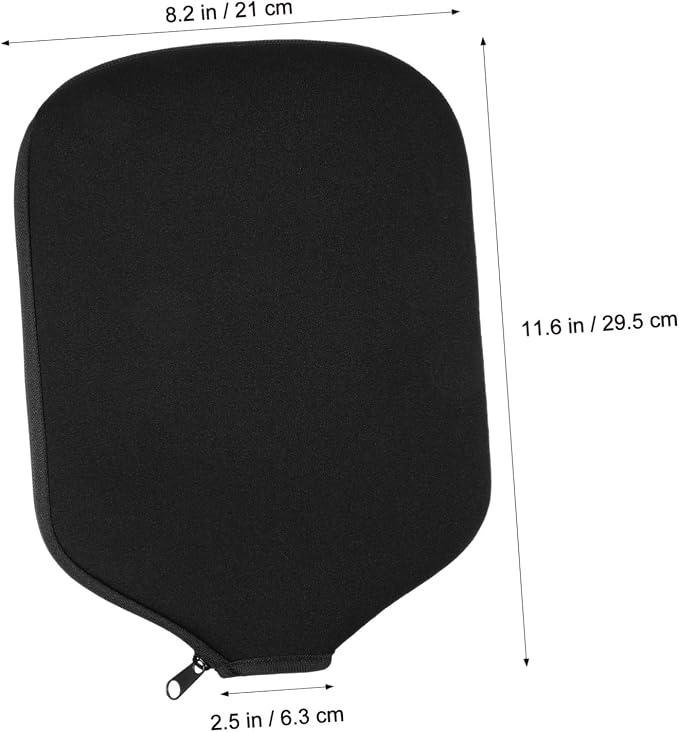 Milisten 2-Pack Pickleball Paddle Sleeves Waterproof Neoprene Racket Covers Storage Pouch Portable Beach Tennis Paddle Holder for Outdoor Sports