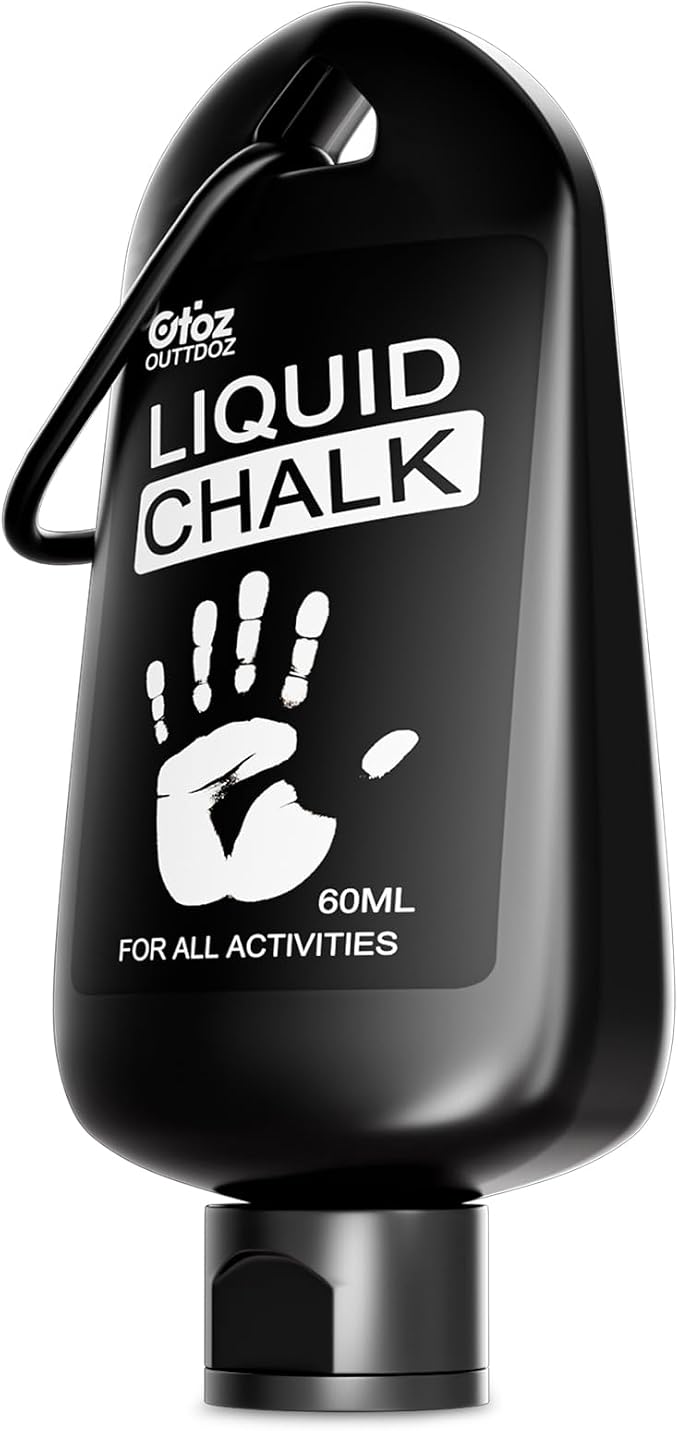 Pro Grade Liquid Chalk 2 oz or 12 oz Mess-Free Gym Chalk for Weightlifting, Gymnastics, Rock Climbing, Dancing, Dries in Seconds