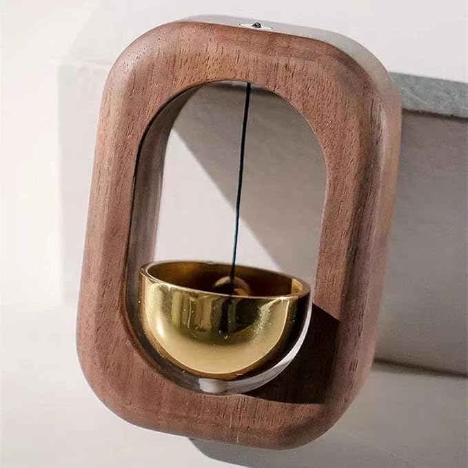 Shopkeepers Bell for Door Opening - Magnetic Attached Doorbell Chime for Business - Unique Office Ornaments and Hanging Decoration for Entrance, Fridge Sticker and Barn Door - Creative Present Small