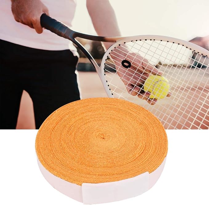Keenso Racket Grip Tape Racquet Anti Skid Tape Badminton Racquet Wraps, Badminton Racquet Towel Grip Racquet Grips