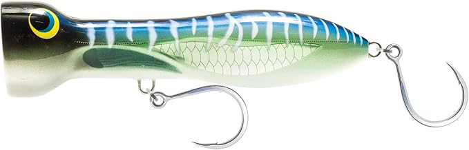 Nomad Design Chug Norris 6” (150mm) Topwater Floating Popper Fishing Lure with BKK Hooks & Durable Diamond Armour, for Bluefin & Yellowfin Tuna, Cubera Snapper, & Roosterfish