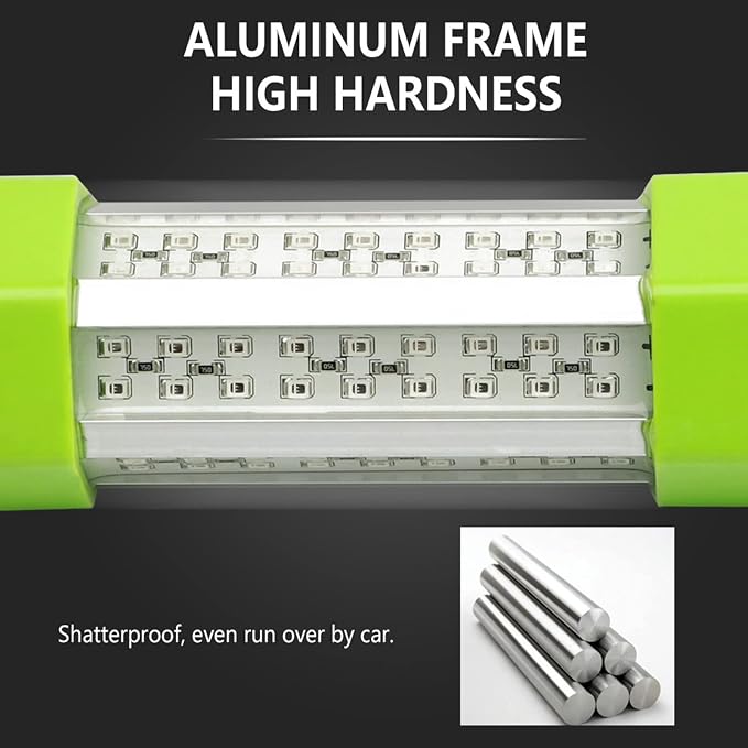 70W 130W DC 12V IP68 Waterproof Aluminum High Power Glowing Boat Fish Attractants Lure Green Submersible Fishing Lights LED Underwater For At Night Snook Crappie with Battery Clips Cigarette Charger Plug