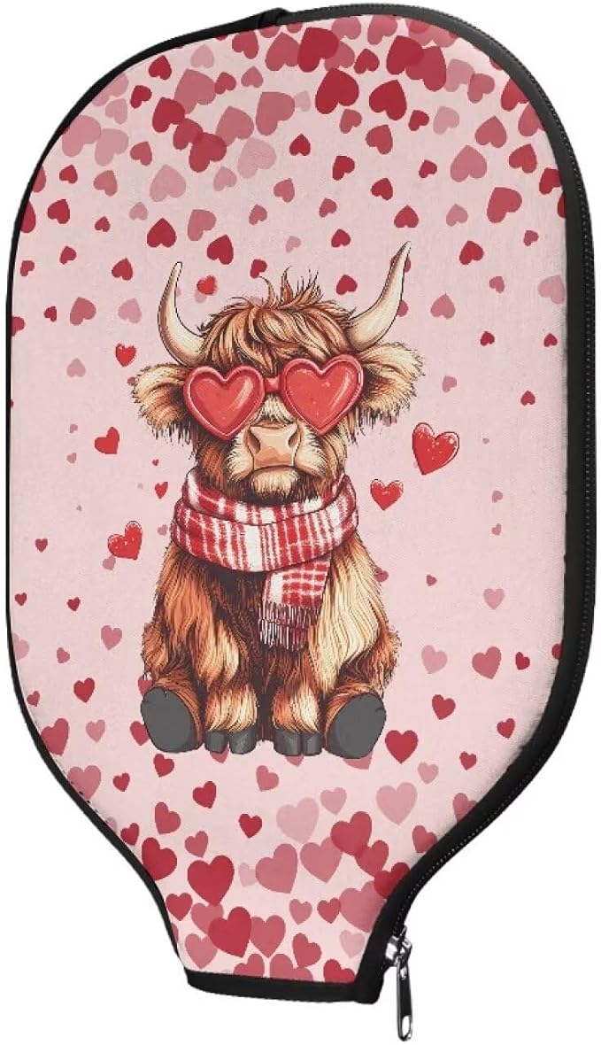 Pickleball Paddle Covers Only for Men and Women Zipper Closure Protection and Decoration
