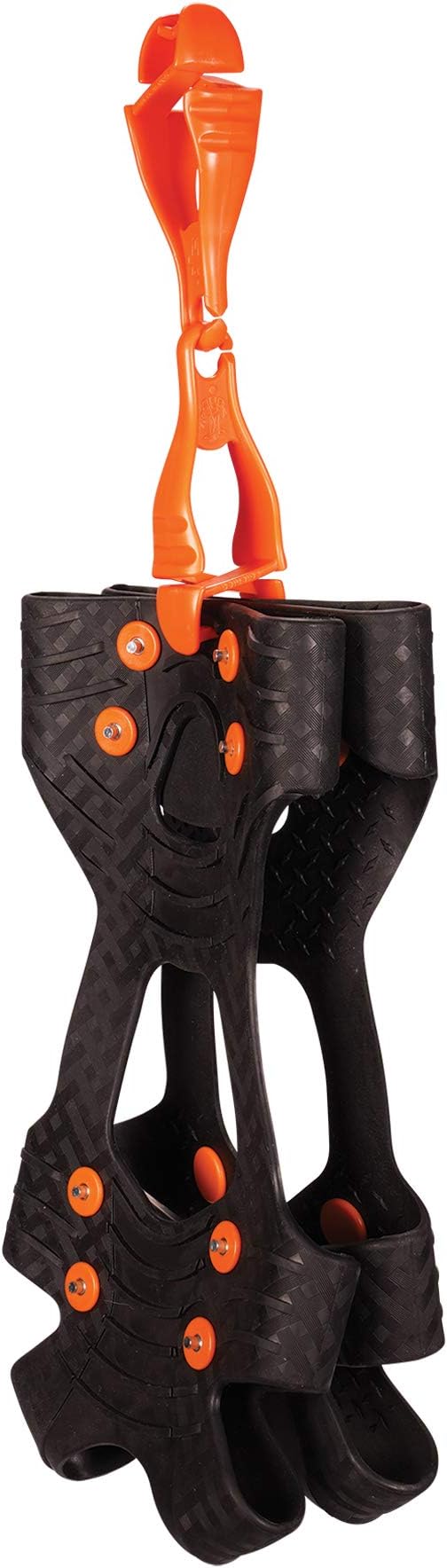 Ergodyne Squids 3400 Glove Clip Holder with Dual Clips, 100-Pack, Orange