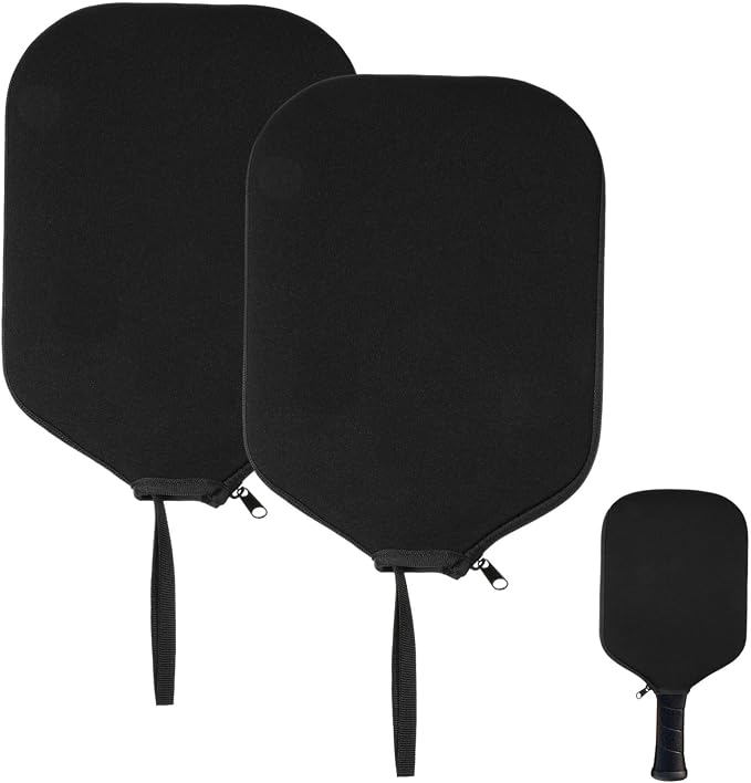 BESPORTBLE 2pcs Pickleball Racket Covers Paddle Sleeves Pickleball Paddle Case Beach Tennis Bag Sports Protector