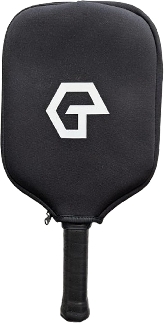 Cosmos Spin | Edgetech Pickleball 16mm Paddle + Cover | Dual Layer Surface - Titanium Weave Base - T700 Raw Carbon Fiber Surface | Orbit Grooves for Spin | Space Propulsion Honeycomb PP Core