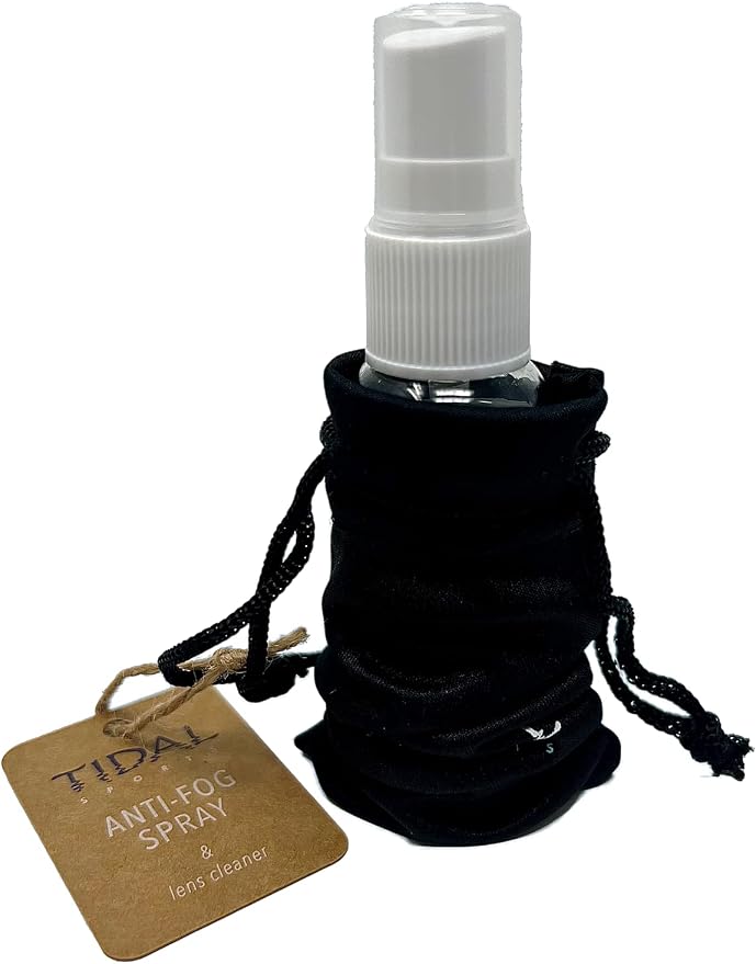 Tidal Anti Fog Spray for Dive mask, Scuba mask, Defogger for All Underwater Mask, Glass and Plastic Lens, | Fog Away Spray