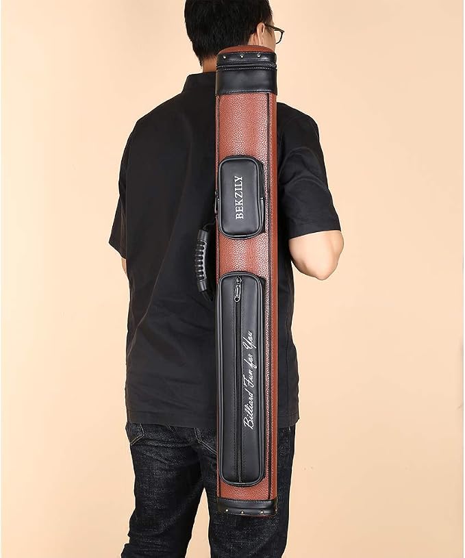 2X2 Billiards Pool Cue Tube Carrying Case