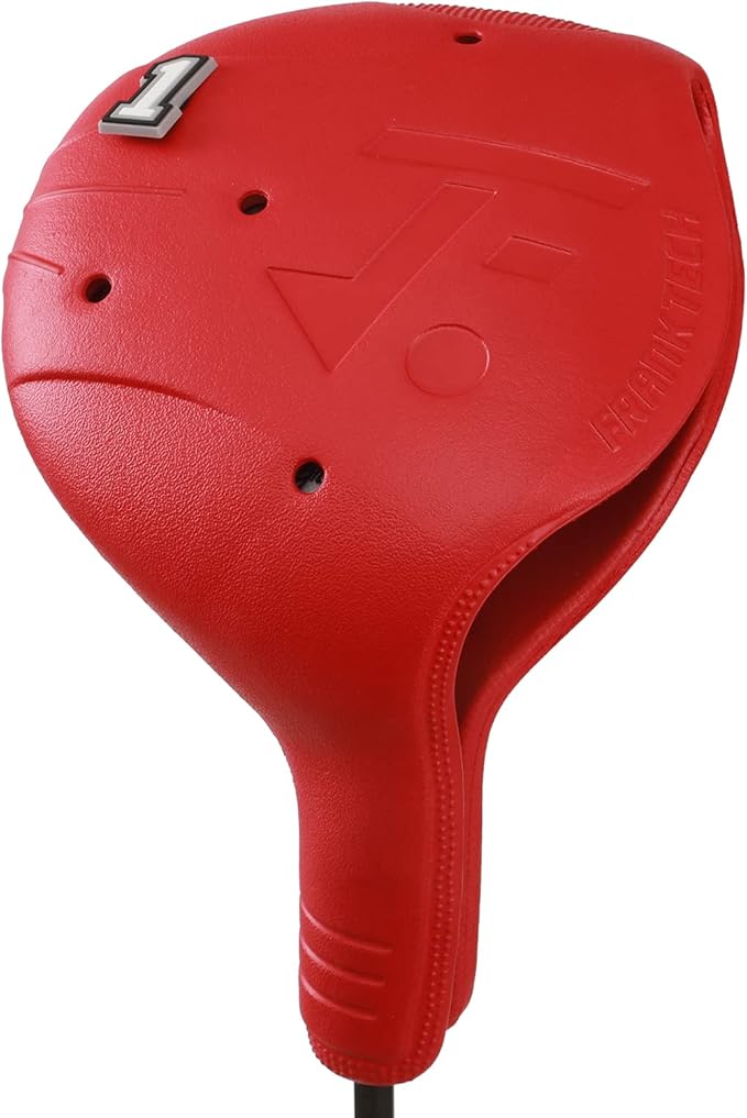 Snap-On Golf Club Covers for Right-Handed Golf Clubs, Easy On Off in 1 Second, Fits 460cc Drivers, Washable EVA Plastic with Shaft Lock, DIY Pins for Customization