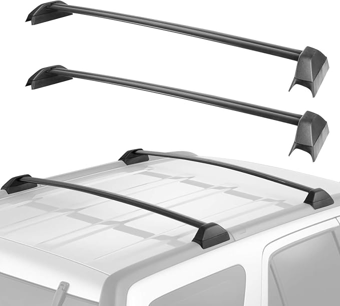 MOSTPLUS Roof Rack Cross Bar Rail Compatible for Honda CRV CR-V with OEM Side Rails 2002 2003 2004 2005 2006 Cargo Racks Rooftop Luggage Canoe Kayak Carrier Rack（Set of 2）