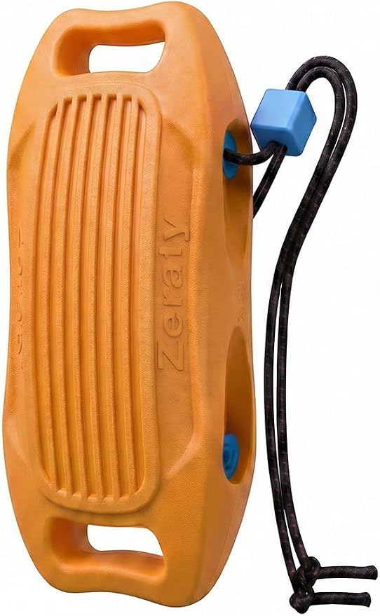 Zeraty Solid EVA Boat Fenders 1-2-4 Packs, 17''x8'' No-Deflation Dock Bumpers with Adjustable Ropes, Modular Stackable Non-Rolling Marine Hull Protector for Pontoon, Yacht, Bass, Jet Ski and Jon Boats