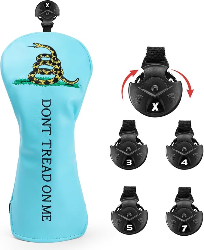 Fun Golf Club Head Covers 4 Models Available 1pc or 3pcs Driver Headcover, 3 5 Fairway Wood Head Cover, Rescue Hybrid Headcovers