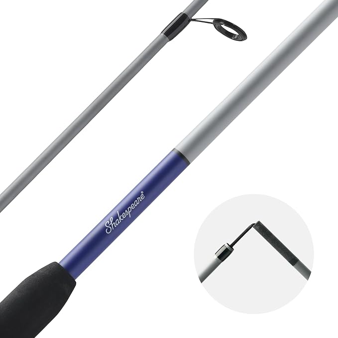 Shakespeare Catch More Fish Spinning Reel and Fishing Rod Combo with Kit