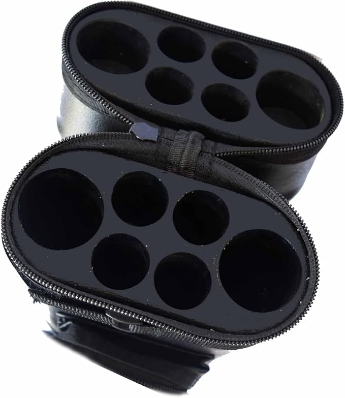HAN'S DELTA 2x4 Hard Oval Pool Cue Billiard Stick Carrying Case, (Several Colors Available)