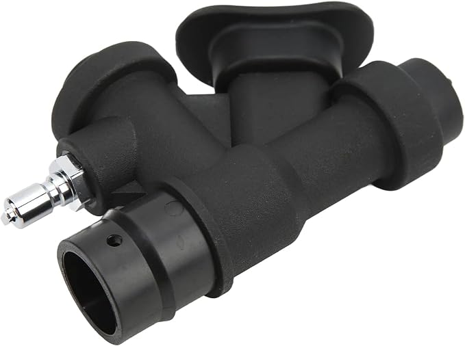Scuba Choice Scuba Diving Universal BCD 45-Degree Oral Power Inflator - Compatible with 1" Flex Hose - Easy Replacement - Durable Design (Black) Made in USA