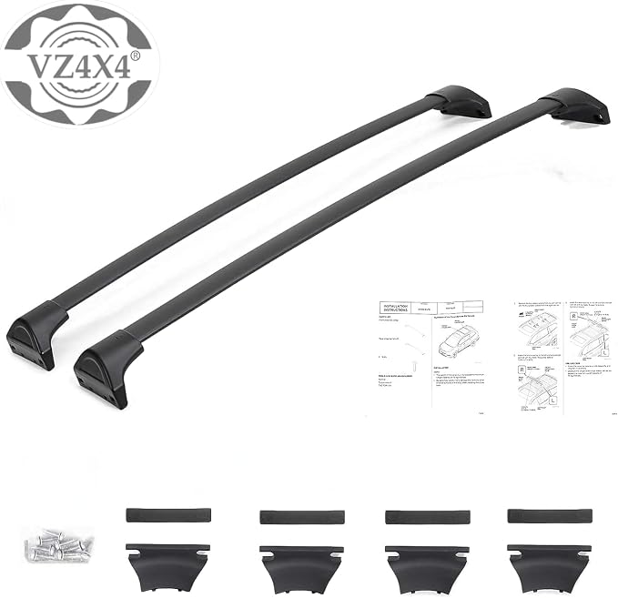 Roof Racks Cross Bars Compatible with The Following Models:Honda Pilot 2016-2022 Flush Rails Cargo Bag Kayak Bike Luggage Snowboard Carrier Roof Racks Cross Bars 2PCS