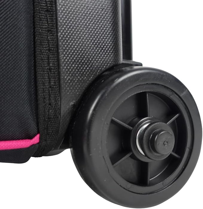 ELITE Basic Bowling Bag Double (2) Ball Roller with Rolling Wheels