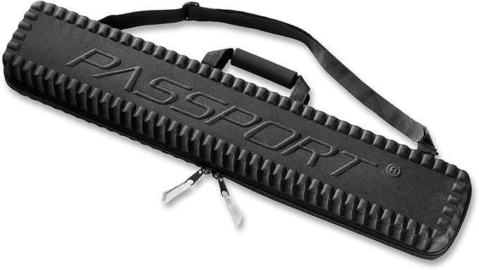 Flying Fisherman Passport Travel Rod Case, Black