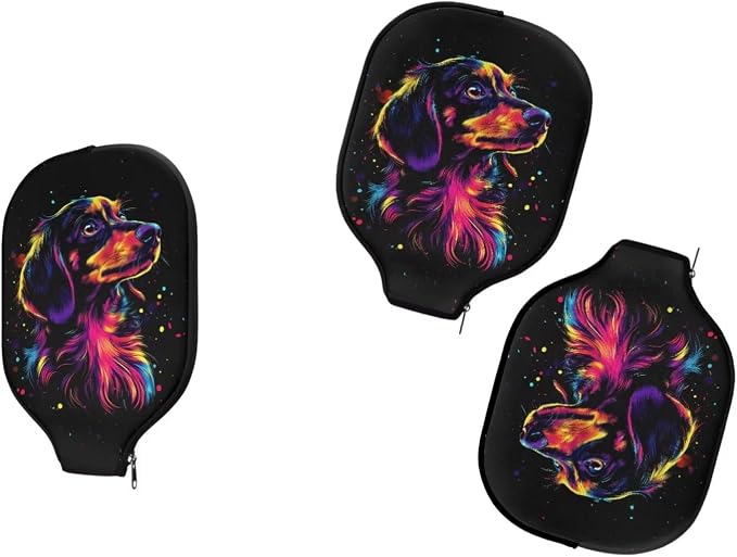 Pickleball Paddle Covers, Durable Polyeste Paddle Cover,Anti-Drop Paddle Storage Bag