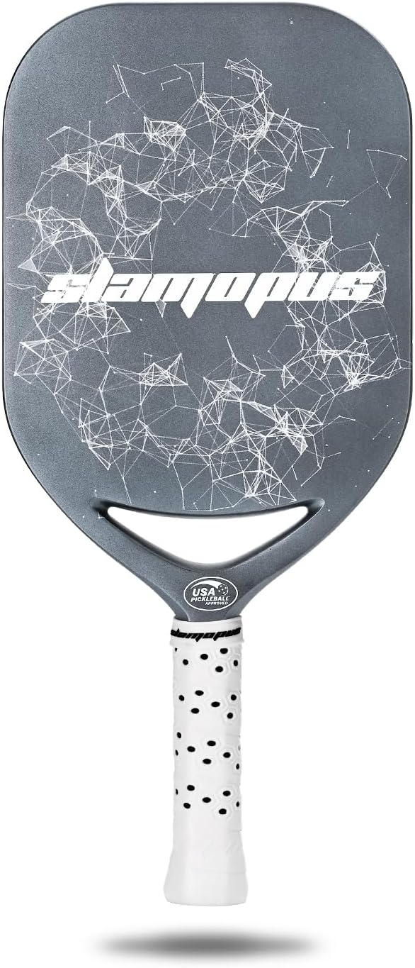 Pro Pickleball Paddle| T700 Carbon Fiber Pickleball Paddles with 16mm Polymer Honeycomb Core & Overgrips| Premium Pickle Ball Racket Enhanced Control & Spin & Power| USAPA Approved