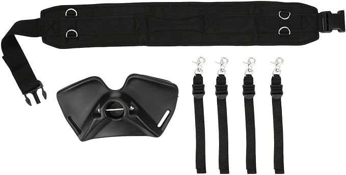 Fishing Belt, Fish Fighting Belt, Fishing Belt Rod Holder Suitable for Fish Lovers with Waist Size of 90-130cm/35.4-51.2in
