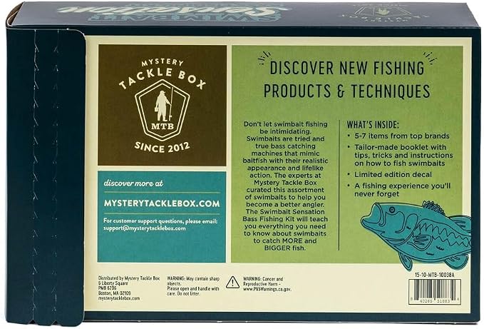Catch Co Mystery Tackle Box Swimbaits Sensation Fishing Kit (5-7 Swimbaits)