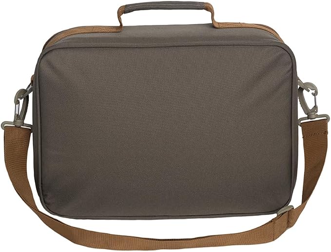 Fly Fishing Reel Case,Shockproof Organizer Bag with Adjustable Dividers, Holds 10 Fly Reels, Protective Travel Gear Bag with Mesh Pocket
