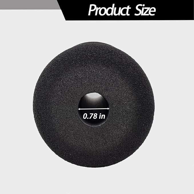 Foot Foam Pads Rollers(5.62 * 2.95 * 2.95in) for Exercise Machine, Inversion Table, Workout Bench, Sits Ups Replacement Parts, Home Gym Accesories